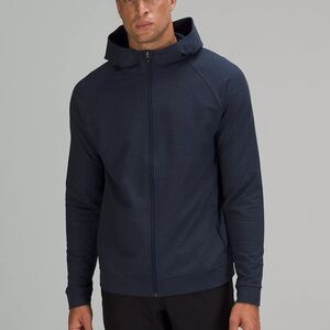 Lululemon Men's City Sweat Zip Hoodie in Thermo Heathered Nautical Navy SZ S